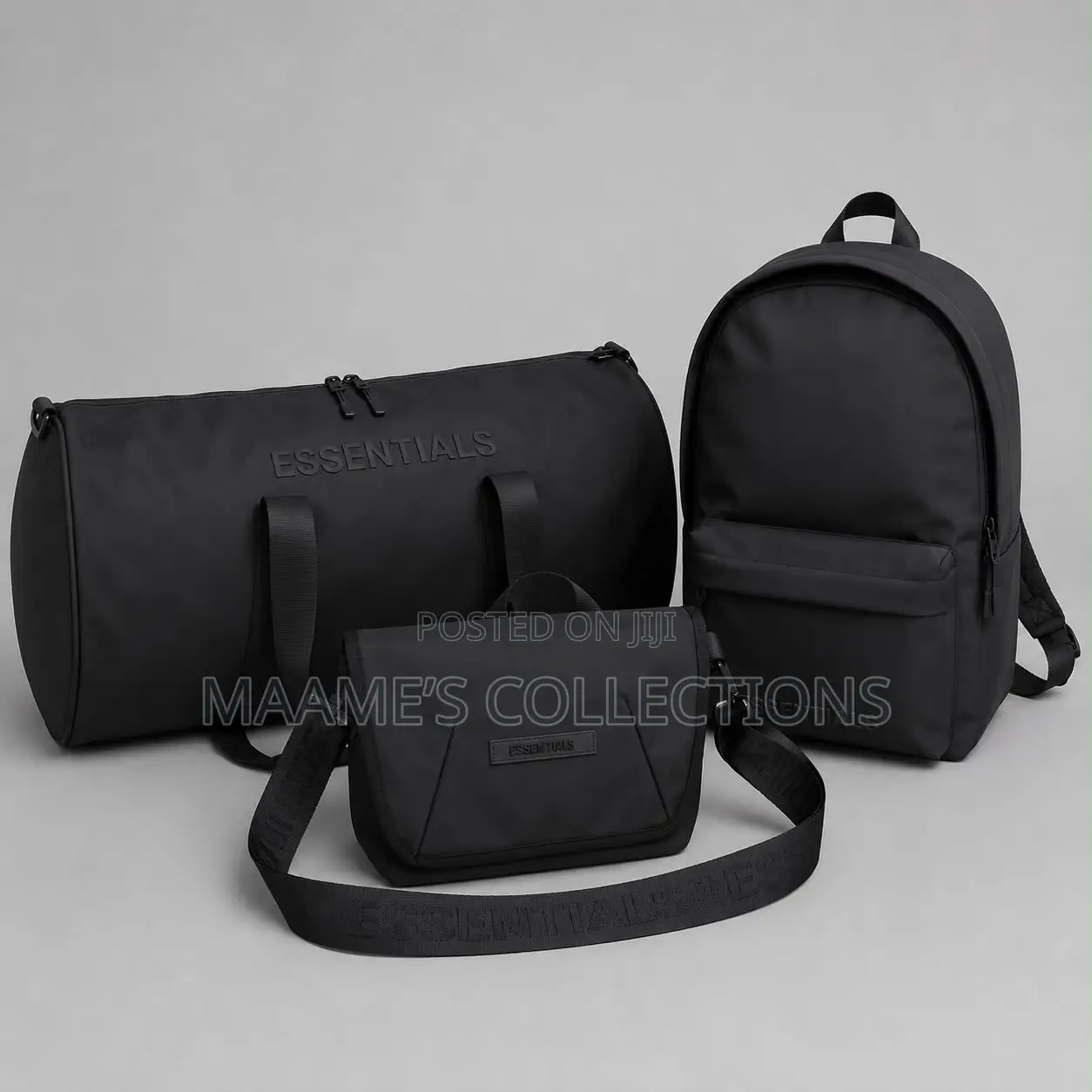 Essentials Fear God Travel Duffel Bag, Backpack and Crossbody Bag Set
