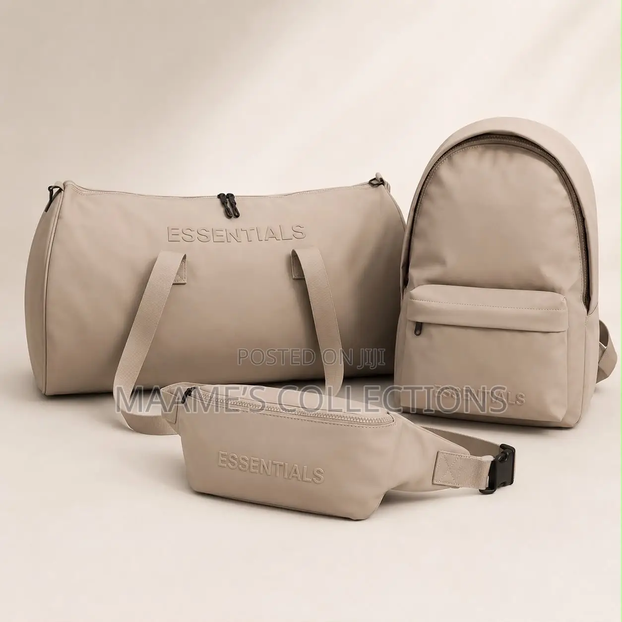 Essentials Fear God Travel Duffel Bag, Backpack and Crossbody Bag Set