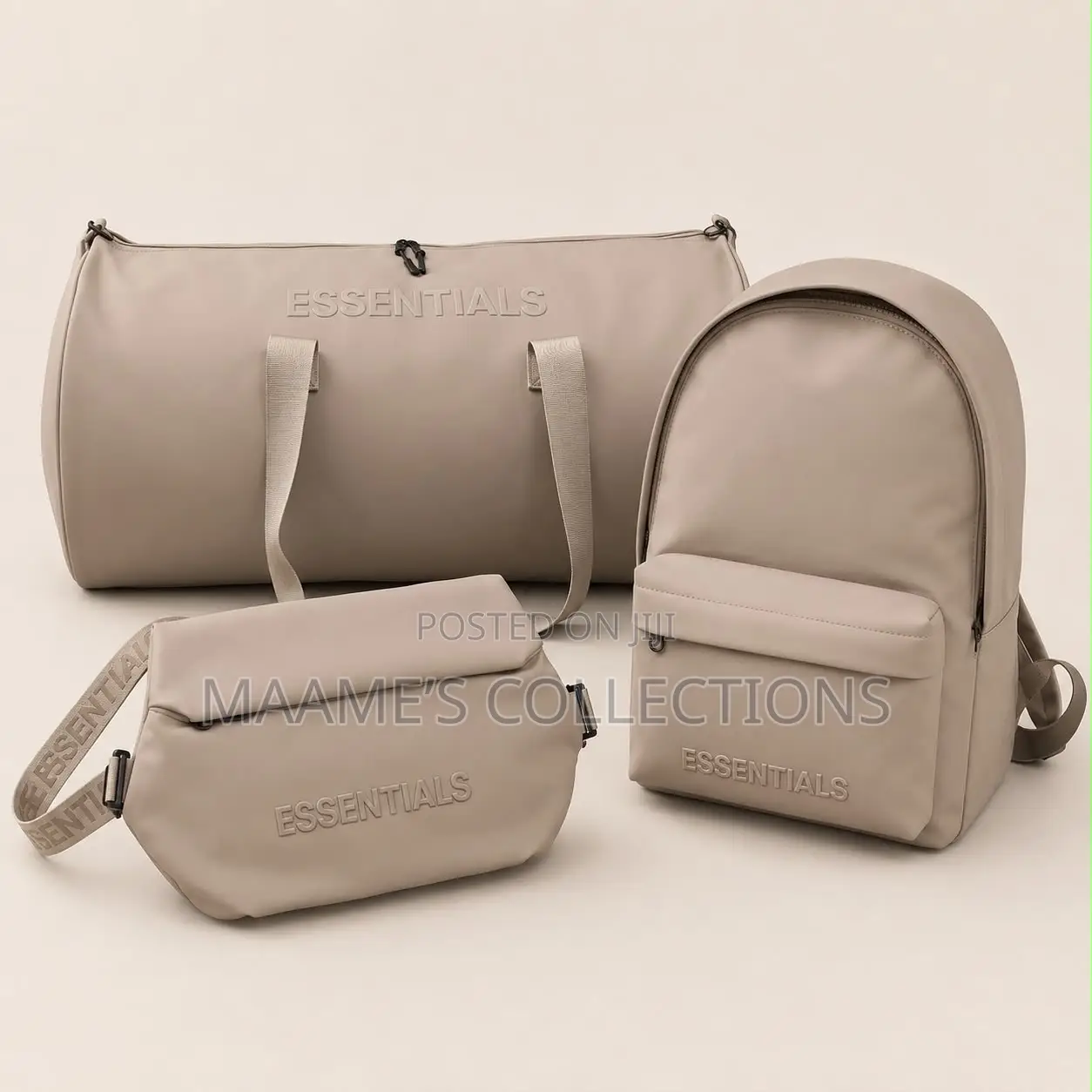 Essentials Fear God Travel Duffel Bag, Backpack and Crossbody Bag Set