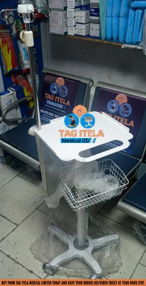 ECG Machine Trolley/Stand (Adjustable)