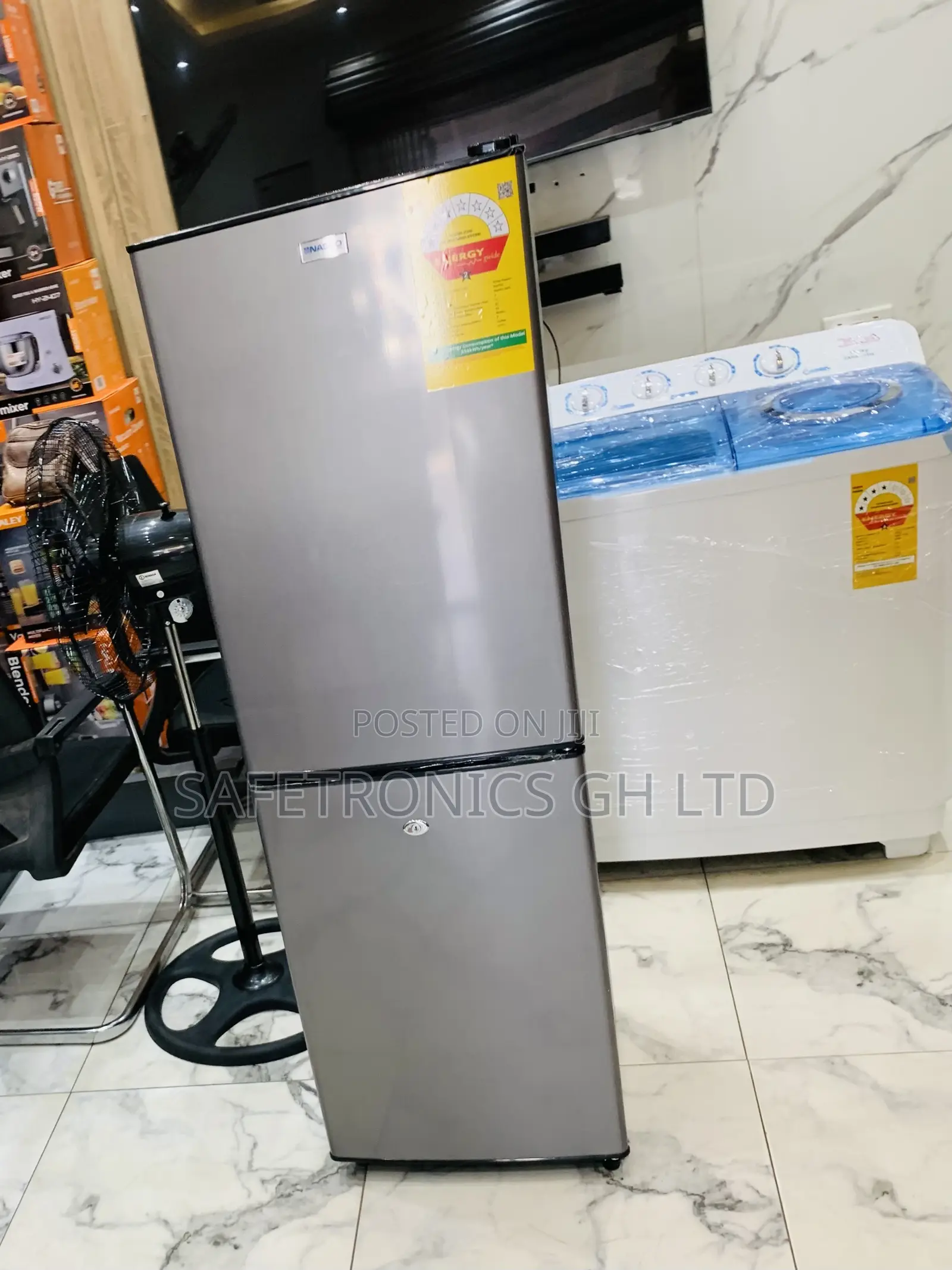 Neatly Sealed Nasco 196ltr Bottom Freezer Refrigerator Nasd2-24fl