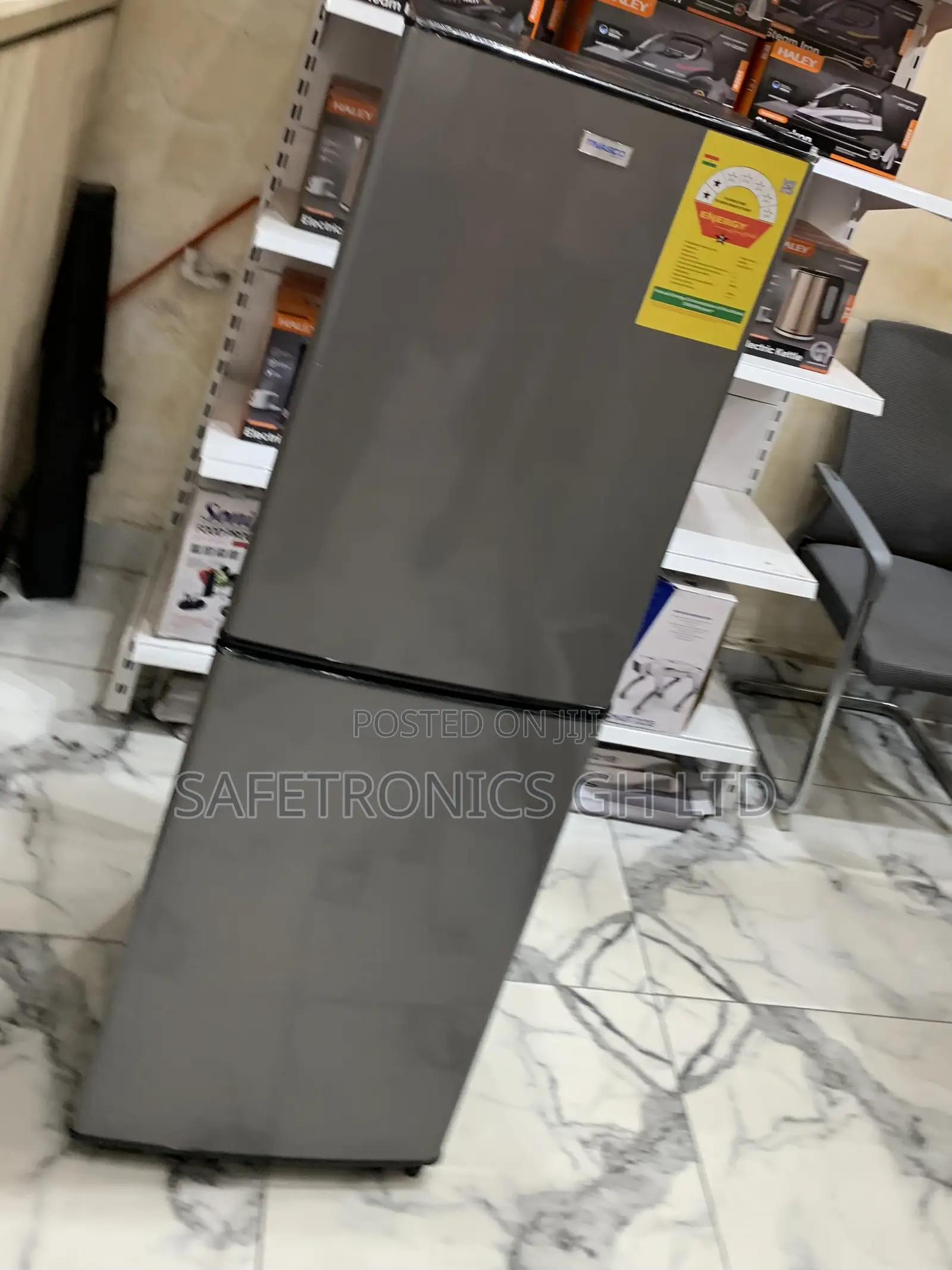 Premium Grey Nasco 196ltr Bottom Freezer Refrigerator Nasd2-24fl
