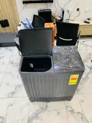 Lovely New Black 10kg Topload Twintub Nasco Washing Machine