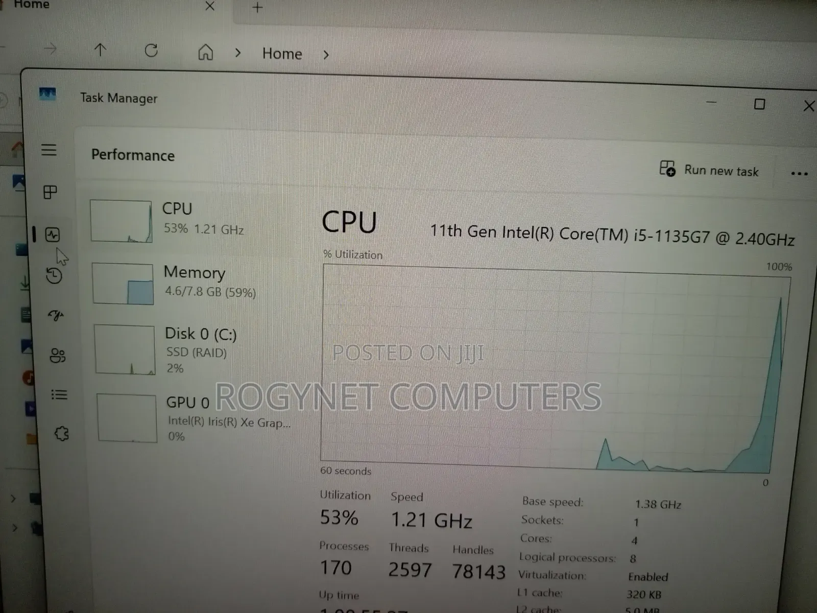 Laptop Dell Latitude 5420 8GB Intel Core i5 SSD 256GB