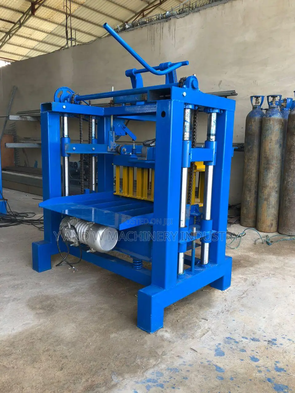 YW 4-35a- Powerful Block Machine Made in Ghana. Inspect, Test, Buy