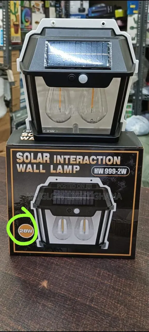 LED Solar Waterproof Wall Light. 28 Watts