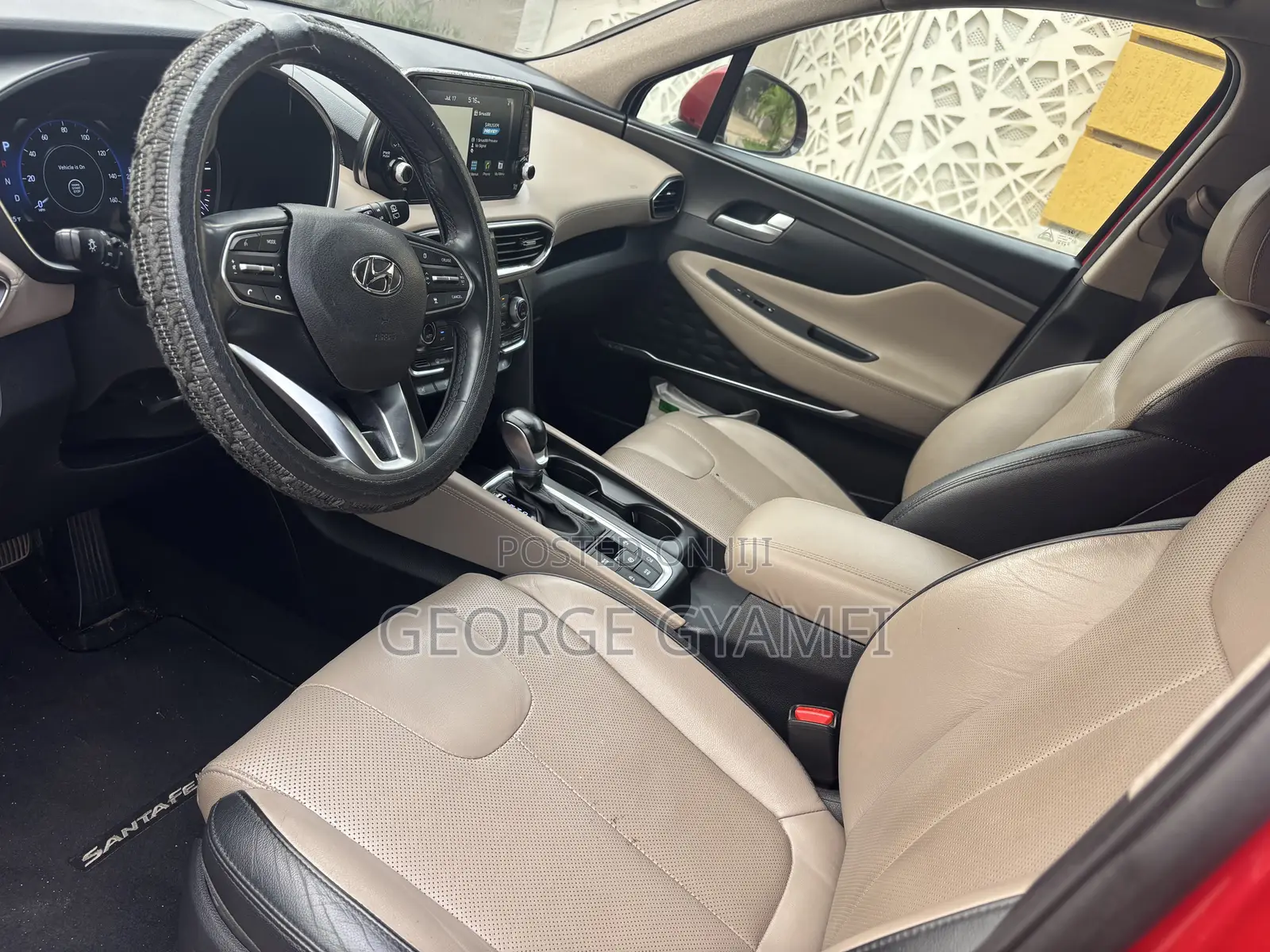Hyundai Santa Fe Limited AWD 2017 Red