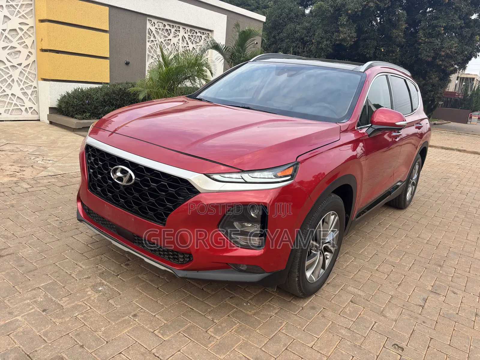 Hyundai Santa Fe Limited AWD 2017 Red