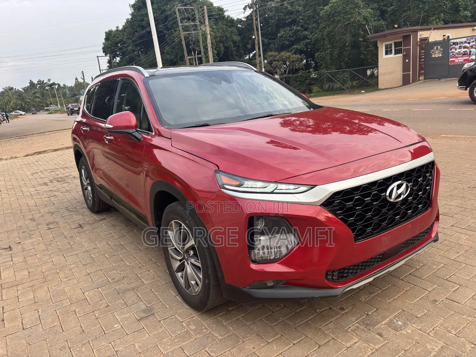 Hyundai Santa Fe Limited AWD 2017 Red