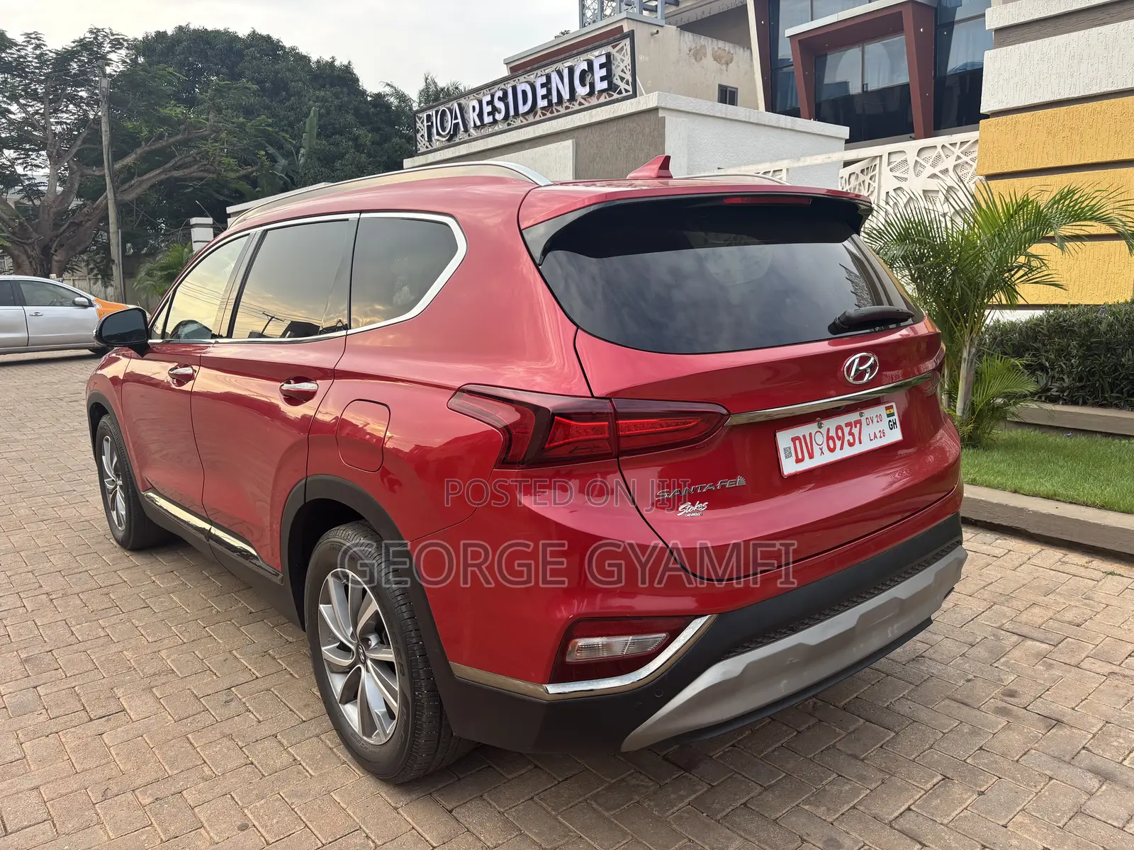 Hyundai Santa Fe Limited AWD 2017 Red