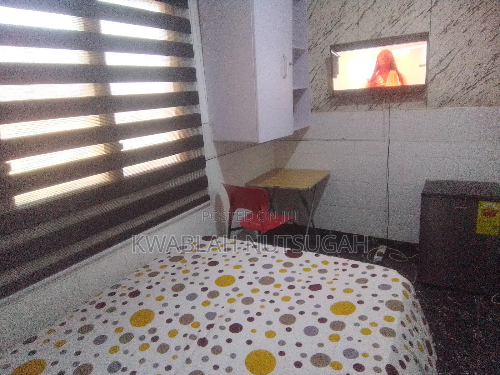 Nice Furnished Single Room Apartment for Short Stay at Nungua Barrier