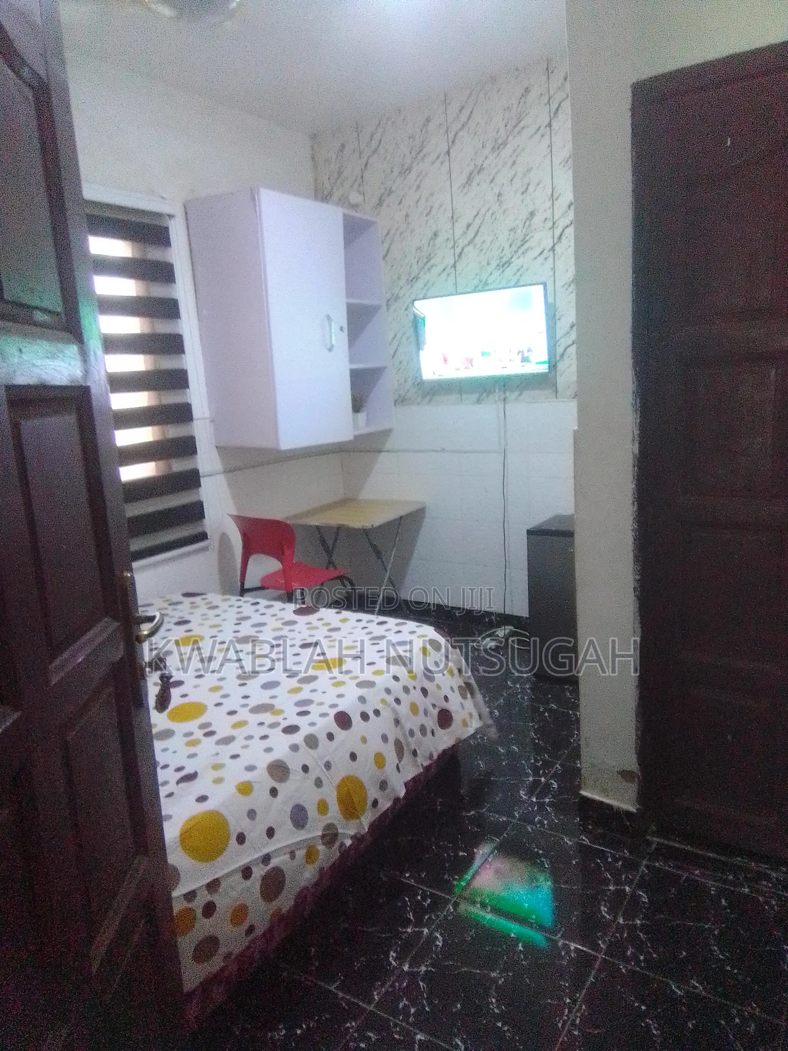 Nice Furnished Single Room Apartment for Short Stay at Nungua Barrier