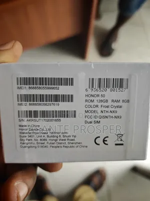 New Honor 50 128 GB Gray
