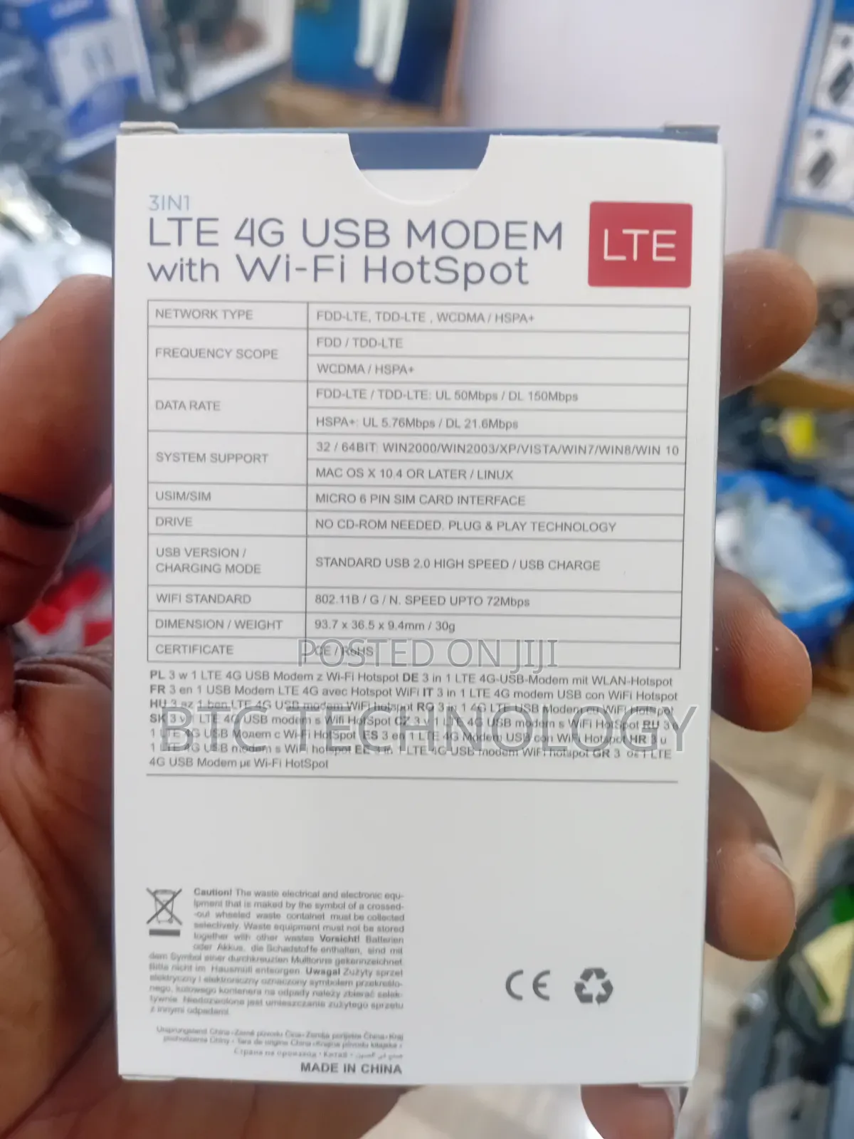 3in1 Lte 4g USB .Modem