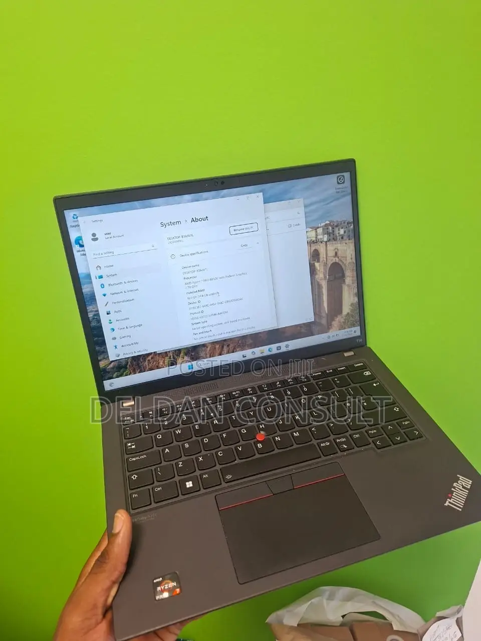 Laptop Lenovo ThinkPad T14 16GB Intel Core i5 SSD 512GB