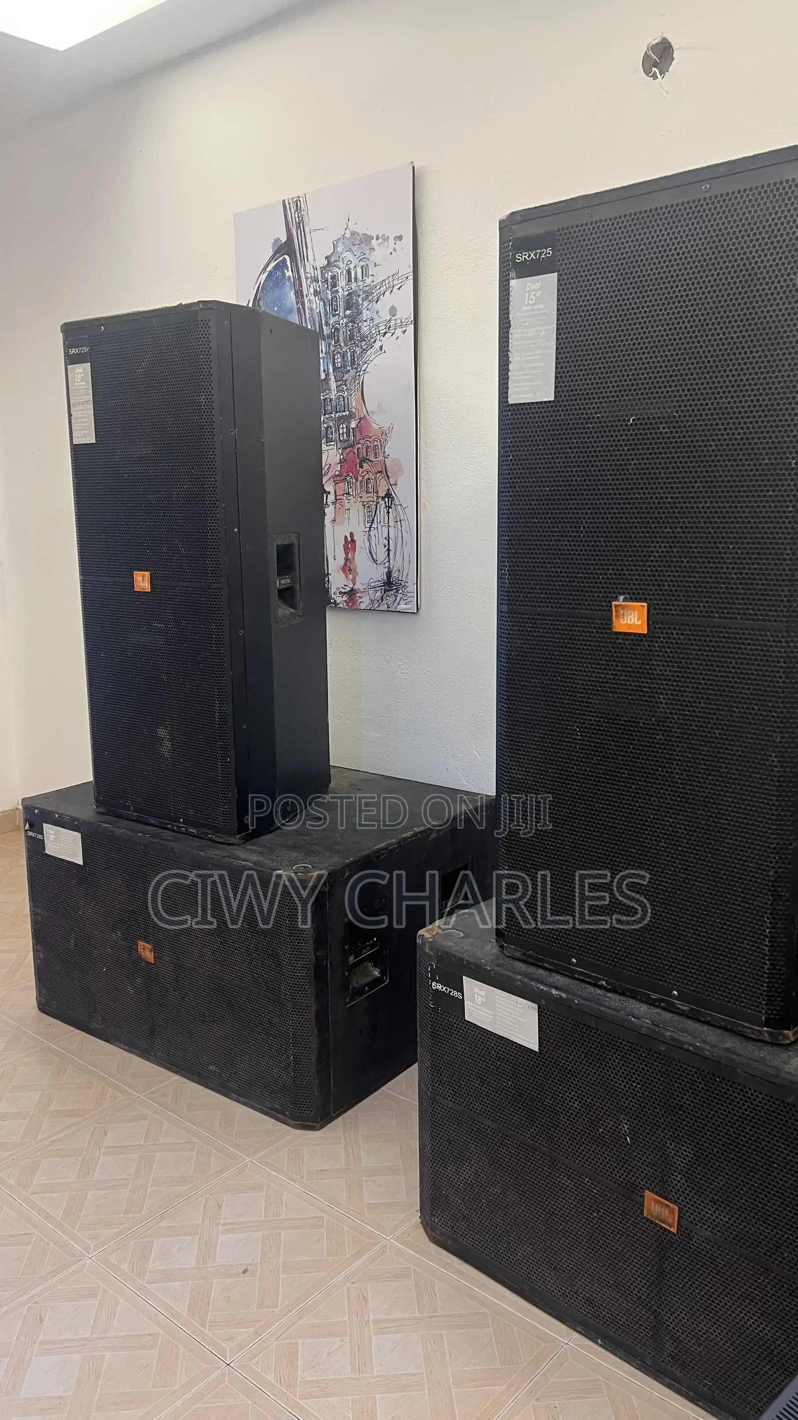 JBL Speakers Full Range and Subwoofer
