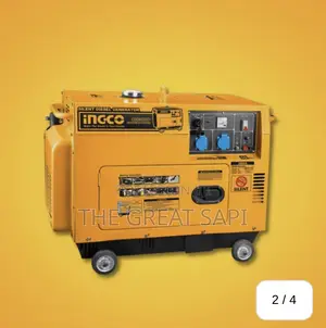 Ingco 4.5 kW Single Phase Diesel Generator With Electric Start