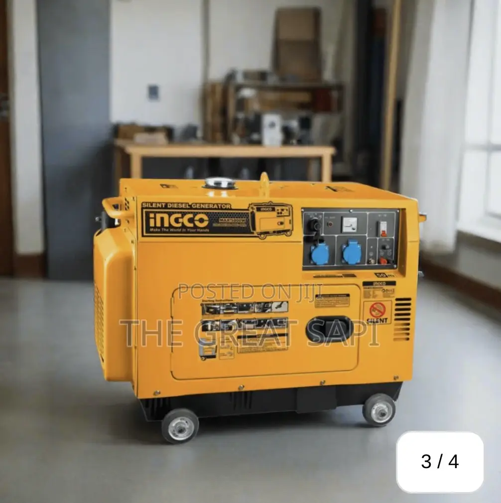 Ingco 4.5 kW Single Phase Diesel Generator With Electric Start