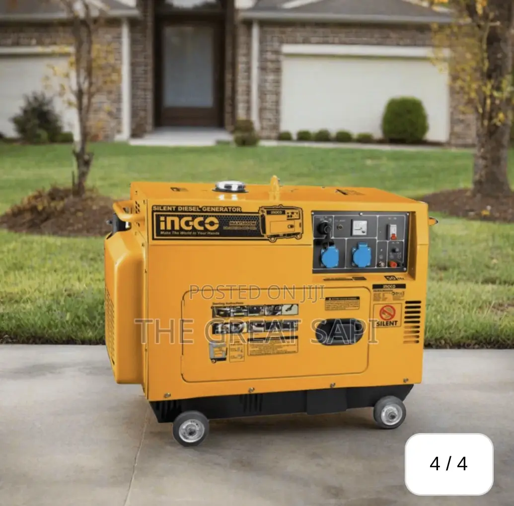 Ingco 4.5 kW Single Phase Diesel Generator With Electric Start
