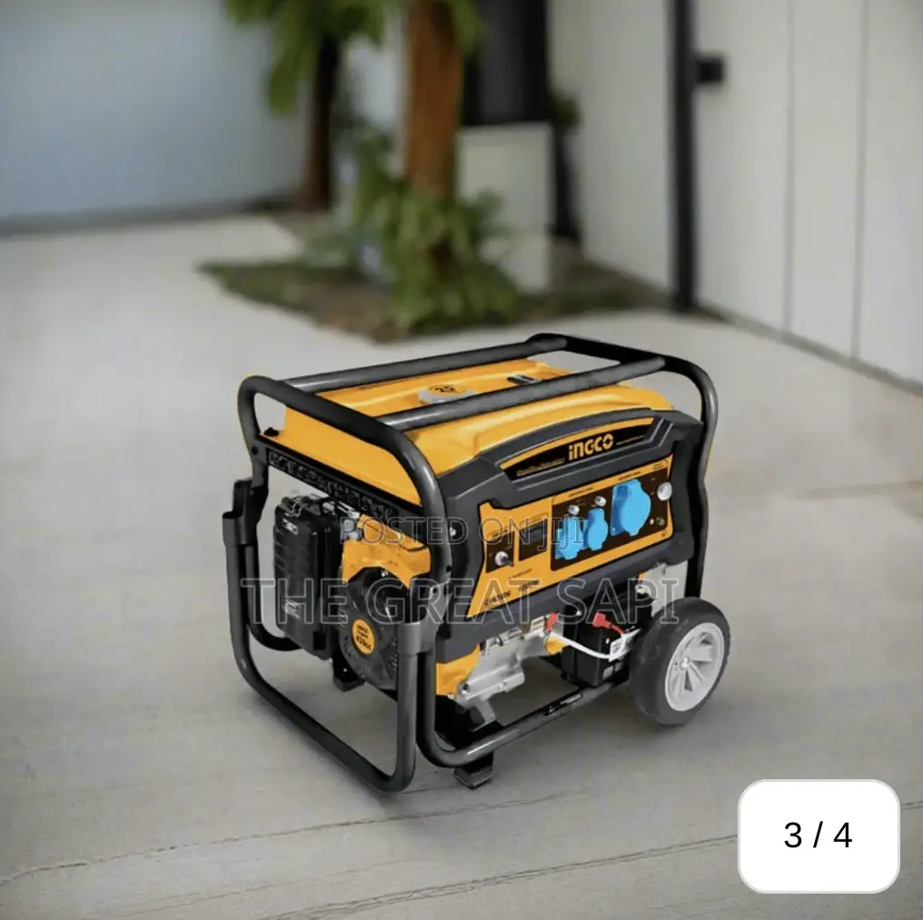 Ingco 6.0 kW Gasoline Generator With TCI Ignition 25L Fuel Tank