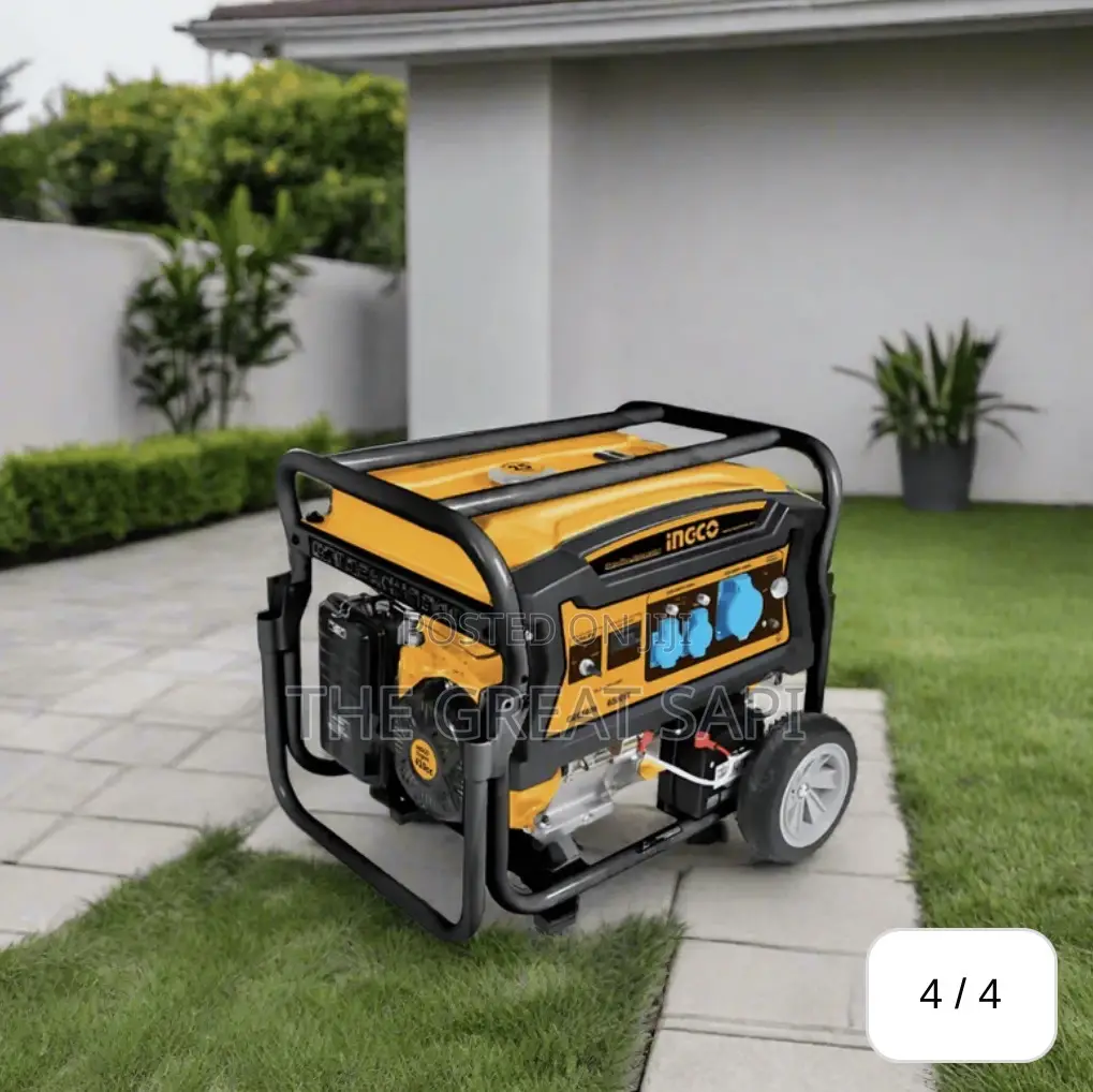 Ingco 6.0 kW Gasoline Generator With TCI Ignition 25L Fuel Tank