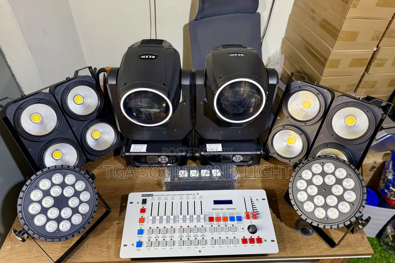 Stage Lighting Equipment Bundle