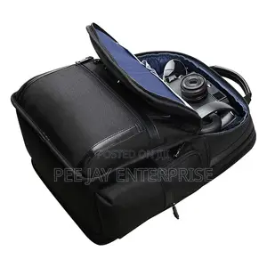 Black Premium Business Ballistic Nylon 16-Inch Laptop Backpack