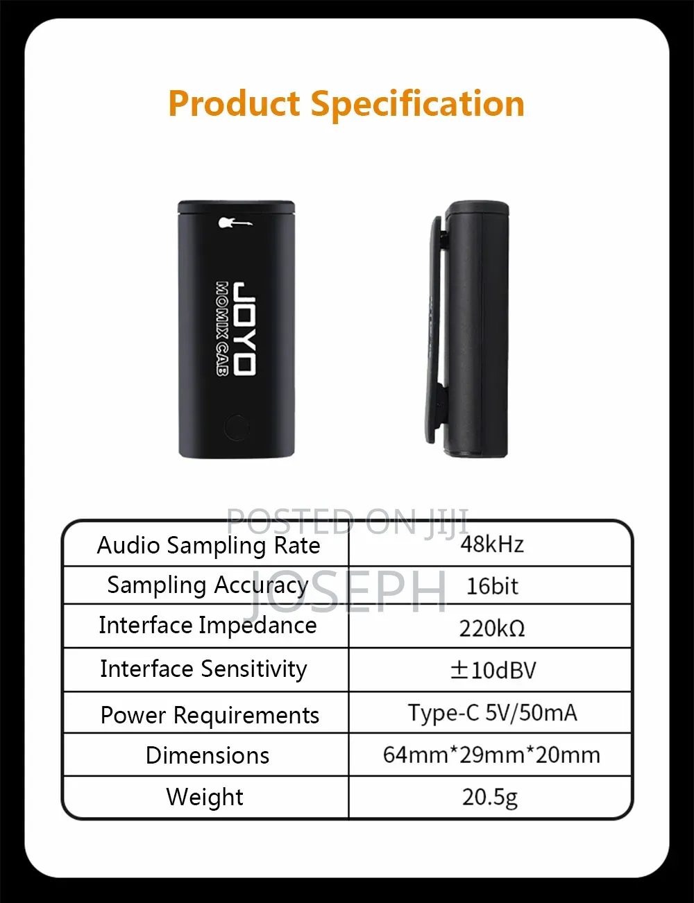 Joyo Recording Irig