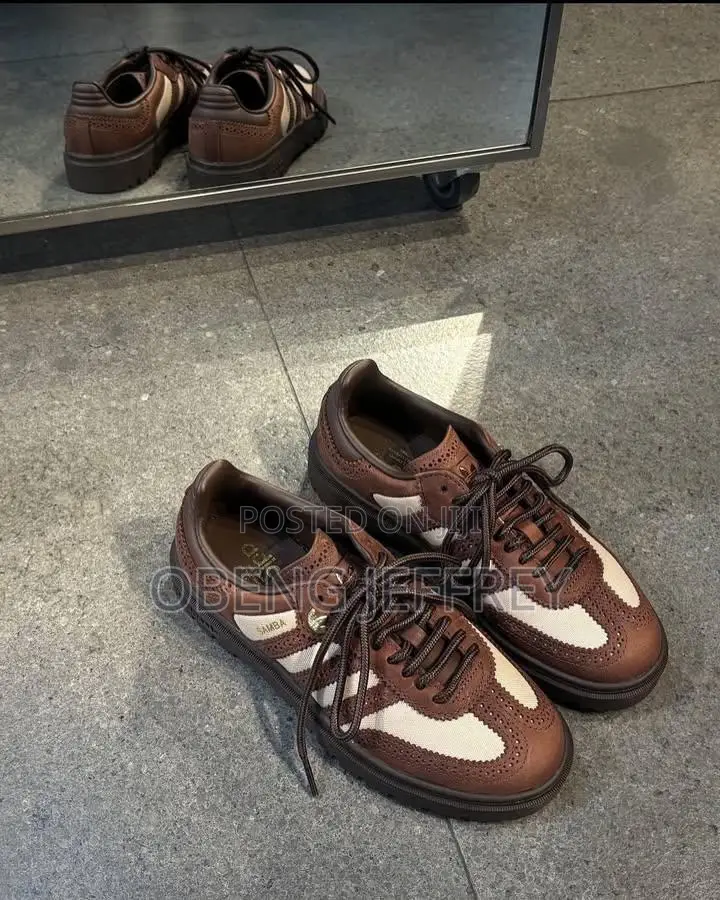 Original Adidas Samba WTR Brown/Gold