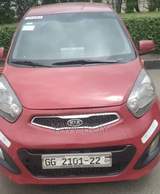 Kia Morning 2012 Red