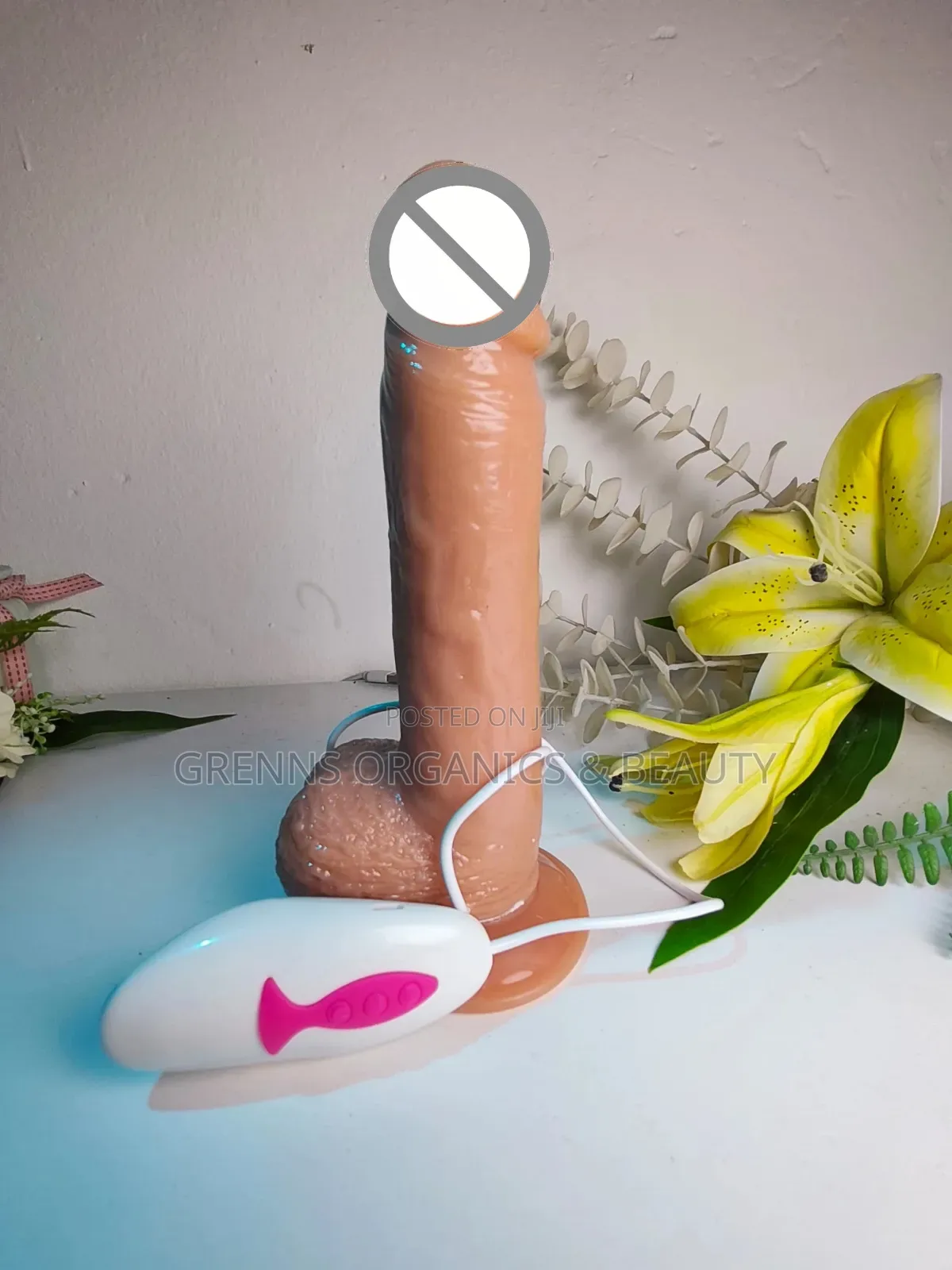 8 Inch Realistic 360 Rotating Vibrating Dildo USB Rechargeable