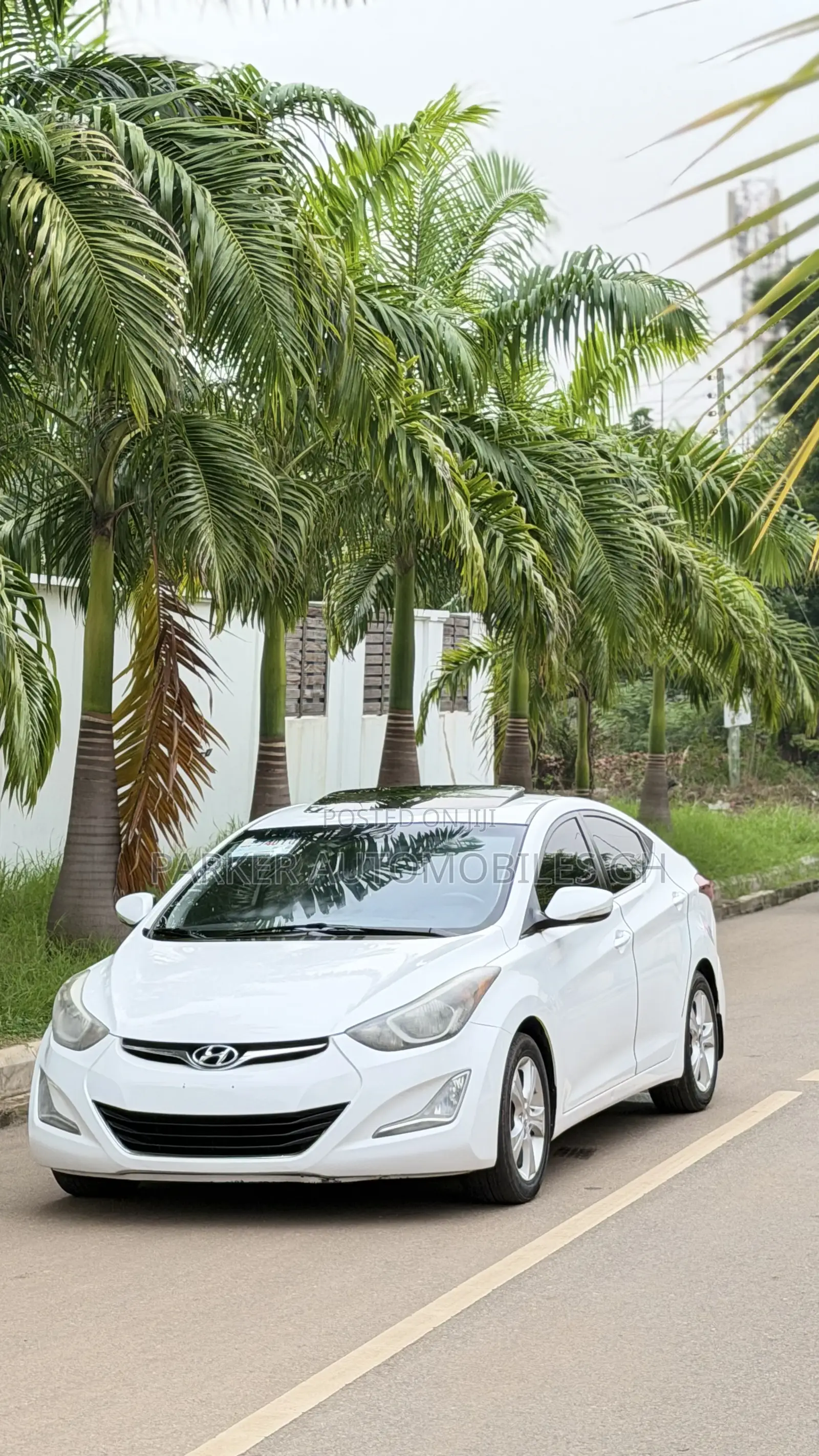 Hyundai Elantra Limited Sedan FWD (1.8L 4cyl 6A) 2016 White