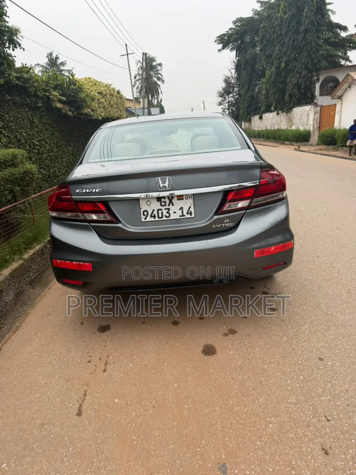 Honda Civic EX 4dr Sedan (1.8L 4cyl CVT) 2015 Gray