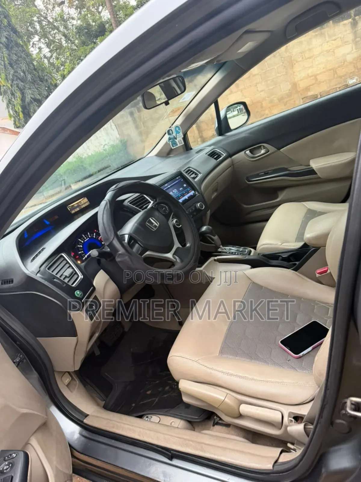 Honda Civic EX 4dr Sedan (1.8L 4cyl CVT) 2015 Gray