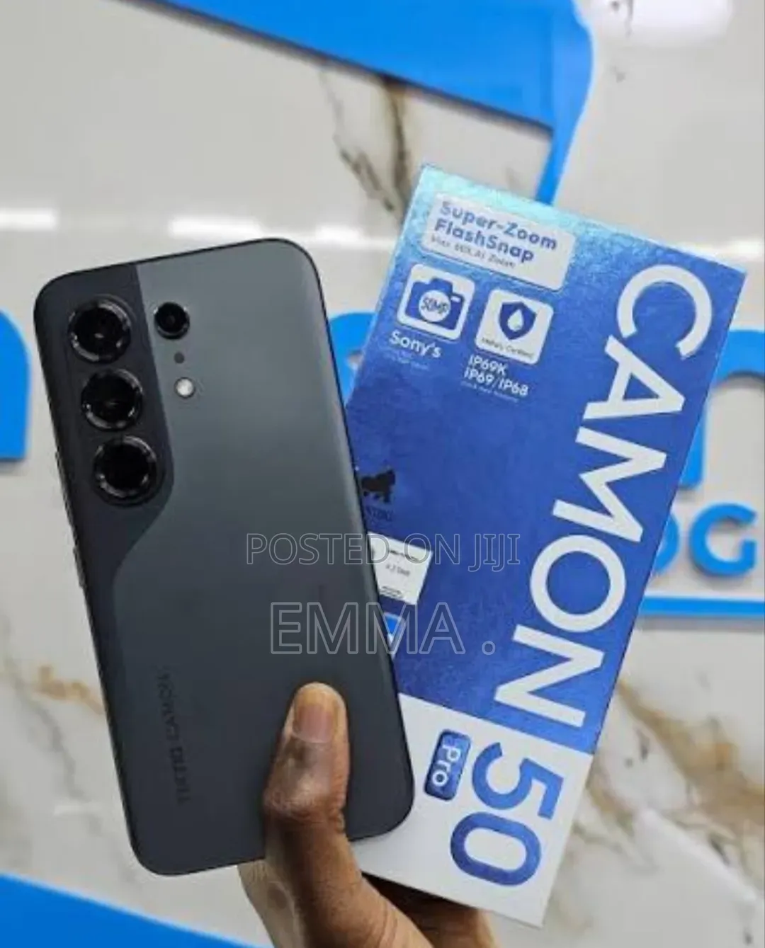 New Tecno Camon 50 Pro 256 GB Black