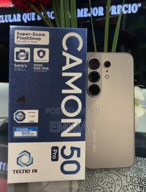 New Tecno Camon 50 Pro 256 GB Black