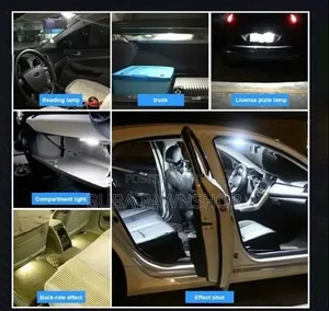 20-Piece Universal Car Interior LED Light Bulb Replacement Kit