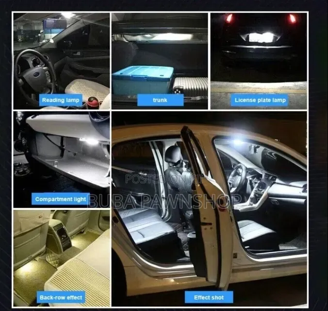 20-Piece Universal Car Interior LED Light Bulb Replacement Kit