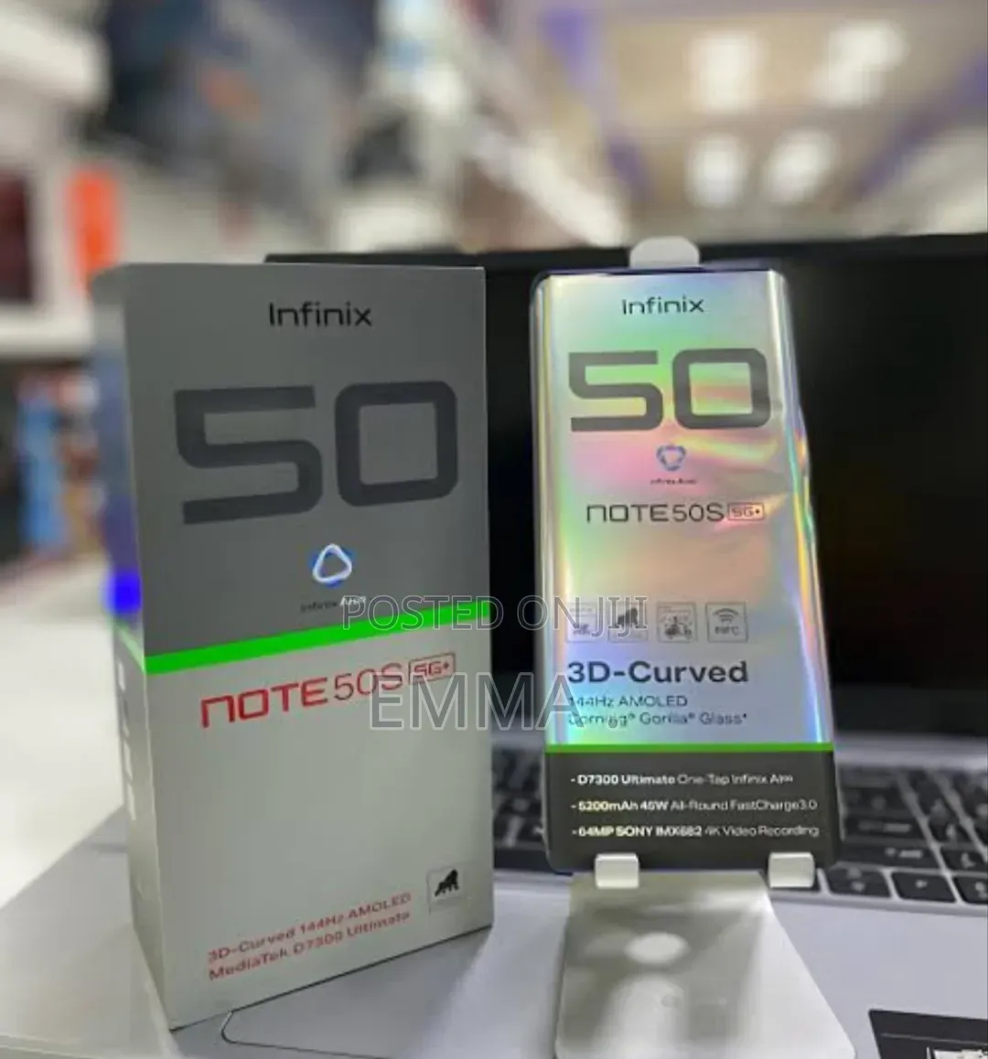 New Infinix Note 50s 256 GB Gold
