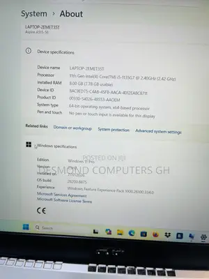 Laptop Acer Aspire A515-52G 8GB Intel Core i5 SSD 256GB