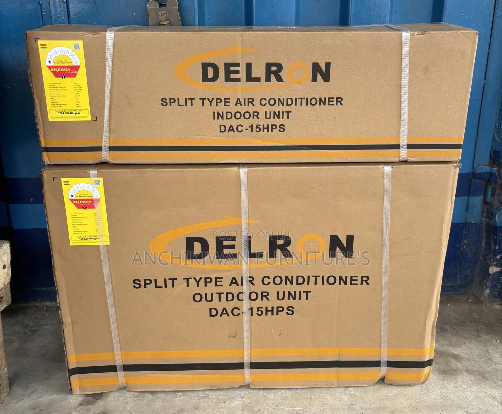 Delron 1.5 HP AIRCONDITION ( Payment on Delivery)