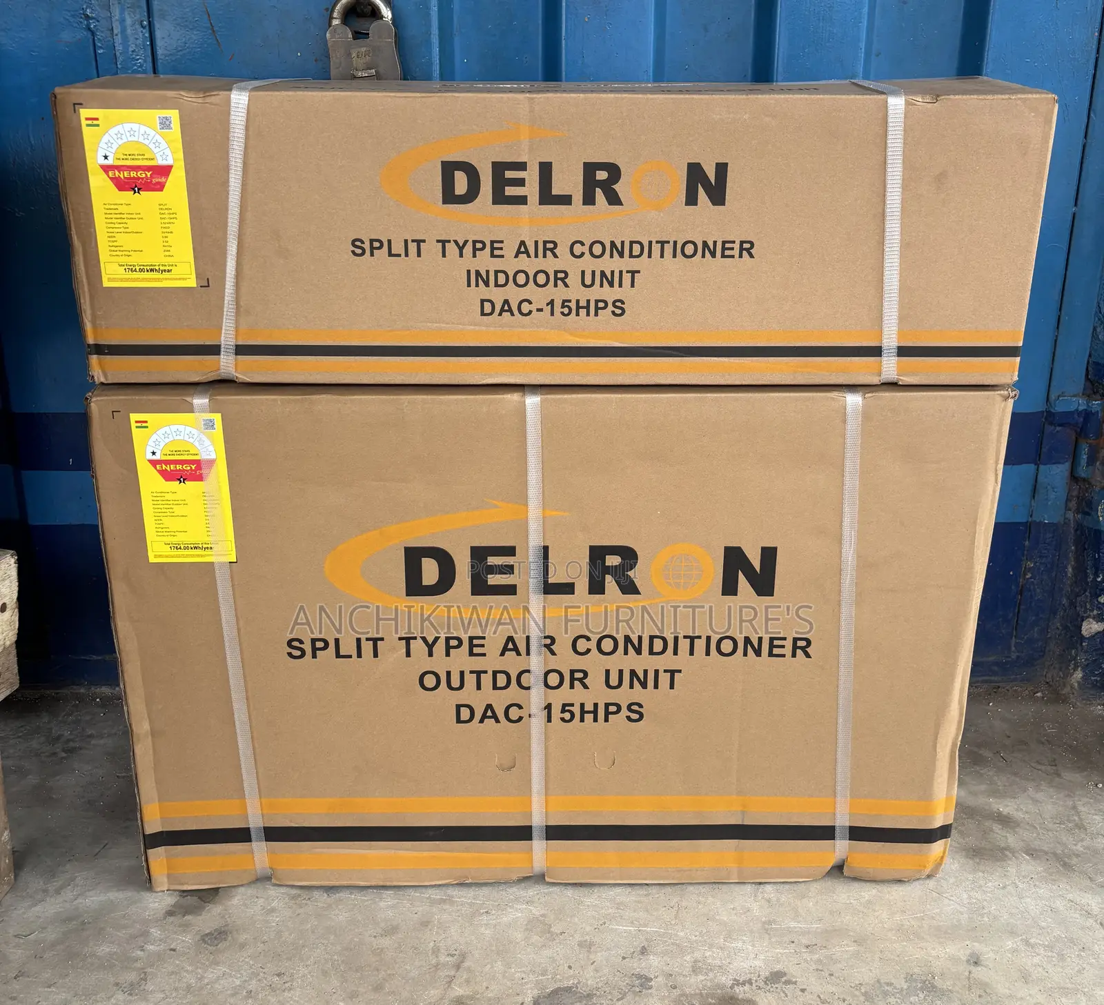 Delron 1.5 HP AIRCONDITION ( Payment on Delivery)