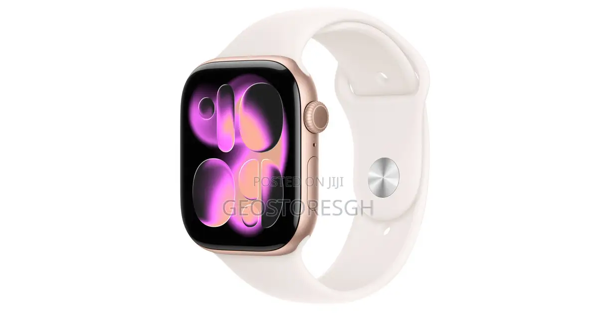 Apple Watch Series 11 [GPS + Cellular 46mm] Smartwatch With Rose Gold