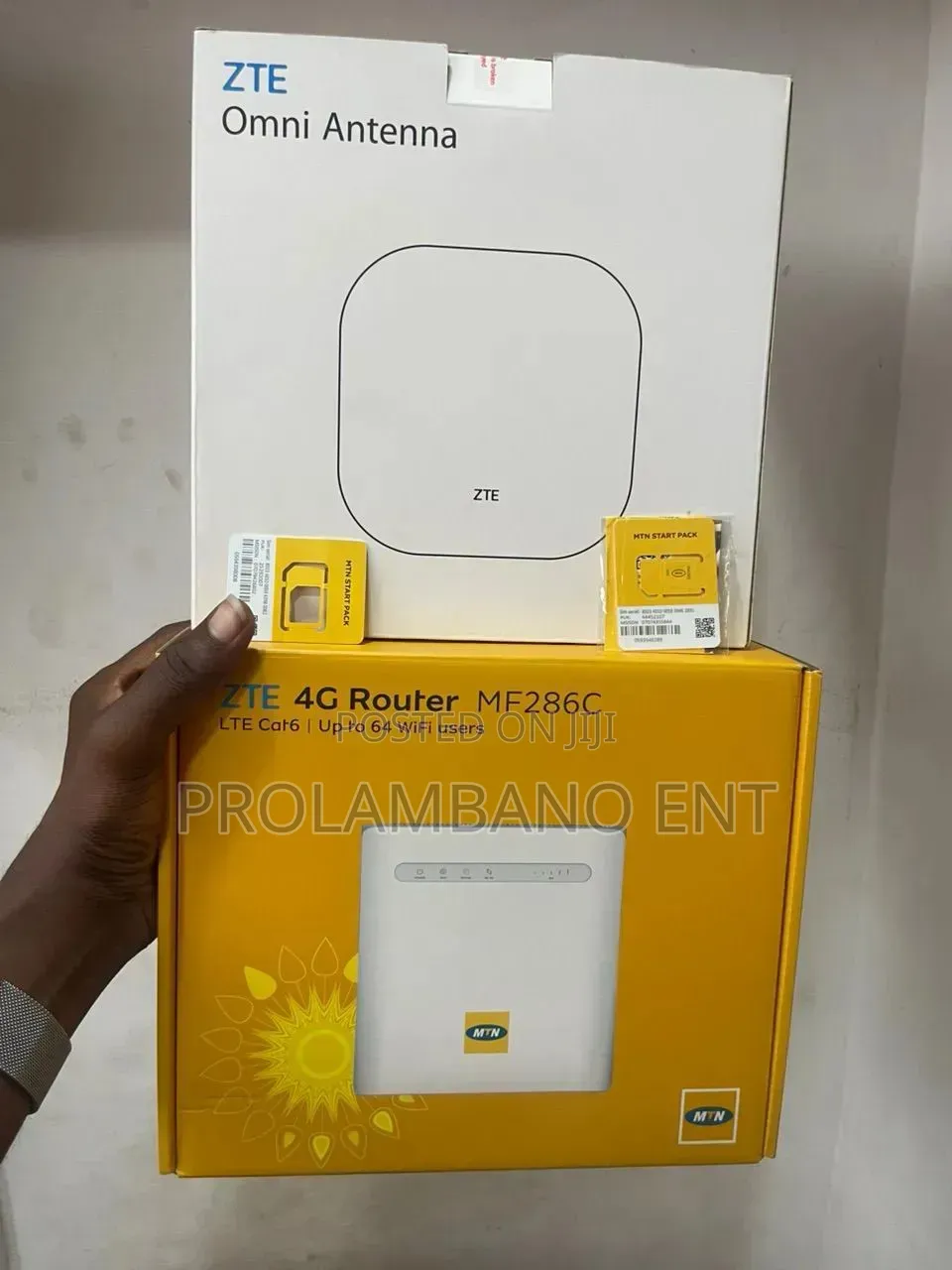 MTN Turbonet Internet Router and Antenna+ Sim Card