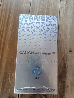 New Tecno Camon 40 Premier 256 GB Black