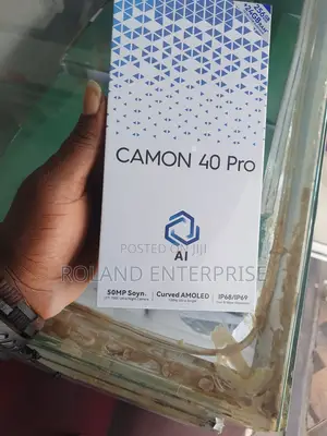 New Tecno Camon 40 Pro 5G 256 GB Black