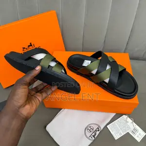 Hermes Kazimir Sandals Available in Box (Location: Adum Kumasi)