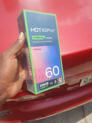 New Infinix Hot 60 Pro+ 256 GB Black