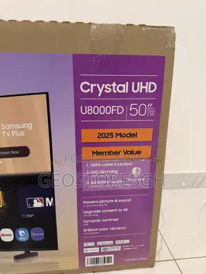 Samsung 50'' Ua50u8000f Crystal Uhd Smart Television