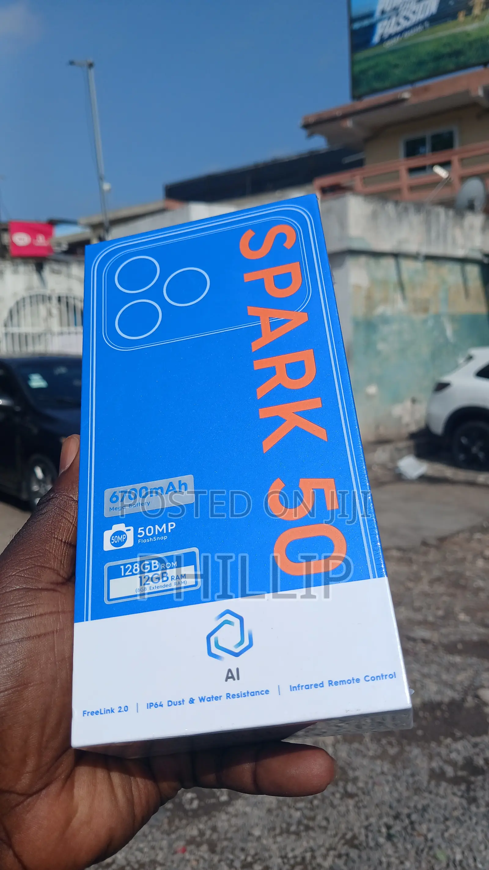 New Tecno Spark 50 128 GB Black